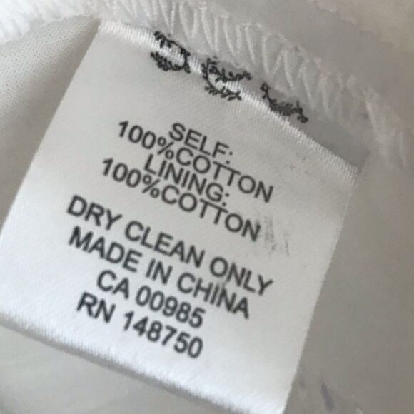 SEA New York Emma pintuck Dress White Eyelet 4 mini short sleeve classic - Picture 7 of 11